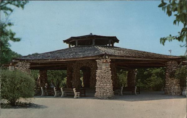 Chinese Tea Garden Brackenridge Park San Antonio Tx Postcard