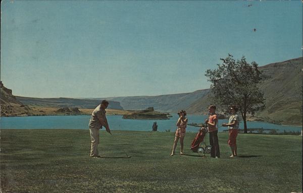 Golf Course-Sun Lakes State Park Grand Coulee Washington