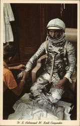 US Astronaut M. Scott Carpenter Postcard