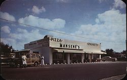 Mansene's Spaghetti House Postcard