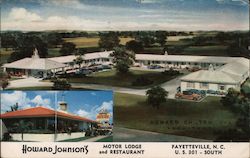 Howard Johnson's Motor Lodge and Restaurant Postcard