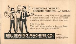 Bell Sewing Machine Company New York, NY Postcard Postcard Postcard