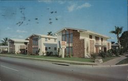 Dixie Court Motel Apartments Postcard