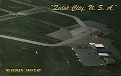Aberdeen Airport, Quint City, U.S.A. Postcard