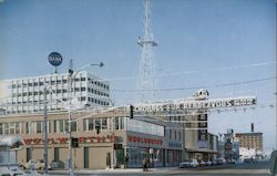 Downtown With Captain Cook Hotel in Right Background Anchorage, AK Postcard Postcard Postcard