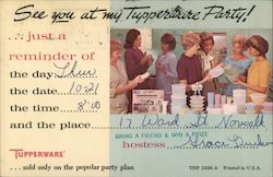 Tupperware Pak-N-Stor - Tupperware Party Postcard