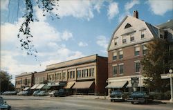 Brandon Main St. Vermont Postcard Postcard Postcard