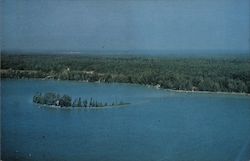 Crescent Island Presque Isle, MI Postcard Postcard Postcard