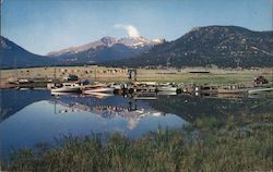 Boating in the Colorado Rockies Postcard