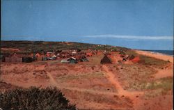 Camping Area, Hither Hills State Park Postcard