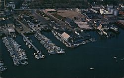 Rex Marine Center, Water St., South Norwalk, Conn. Postcard
