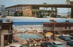 Desert Isle Motel Daytona Beach, FL Postcard Postcard Postcard