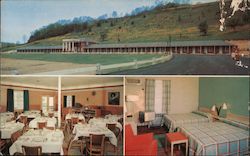 Beautiful Cavalier Motel and Restaurant Fort Littleton, PA Postcard Postcard Postcard