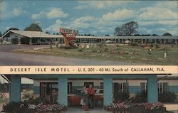 Desert Isle Motel Postcard