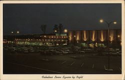 Fabulous Lenox Square by Night Postcard