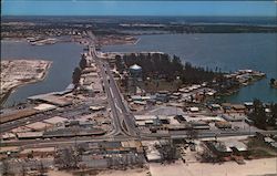 Madeira Beach Business District Florida Postcard Postcard Postcard