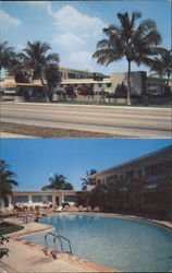Beach and Town Motel Hollywood, FL Postcard Postcard Postcard