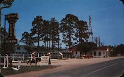 River BEnd Amusement Park Postcard