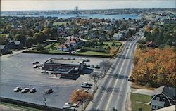 Aerial View of the National Bank of Fairhaven Postcard