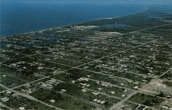 Aerial View Vanderbilt Beach, FL Postcard Postcard Postcard