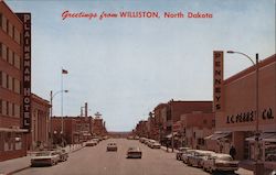 Greetings from Williston, North Dakota Postcard Postcard Postcard