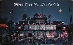 Moon Over Ft. Lauderdale Postcard