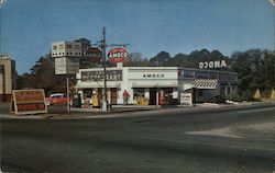 3-Way Restaurants, U.S. HWY. 301, Ludowici, Georgia Postcard