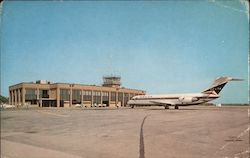 Terminal Building Burlington International Airport Postcard