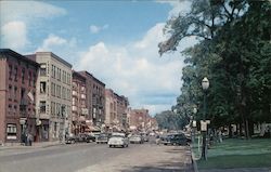 Main Street, Looking North St. Albans, VT Postcard Postcard Postcard