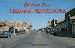 Greetings from Perham, Minnesota Postcard Postcard Postcard