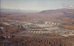 Aerial view of Fort Richardson Army Base, near Anchorage, Alaska Postcard