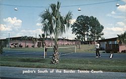 Pedro's South of the Border Tennis Courts Postcard