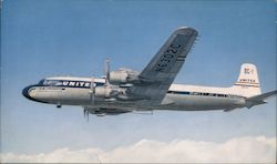 Pride of the Fleet-United's New 365-MPH DC-7'S Aircraft Postcard Postcard Postcard