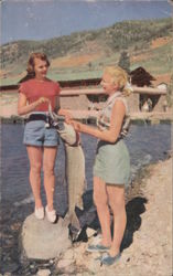 Fish Lake -Skougaards Tavern and Cabins Postcard