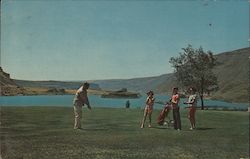 Golf Course-Sun Lakes State Park Postcard