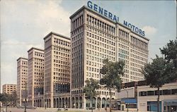 The General Motors Building Detroit, MI Postcard Postcard Postcard