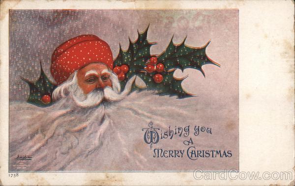 Wishing You A Merry Christmas Santa Claus
