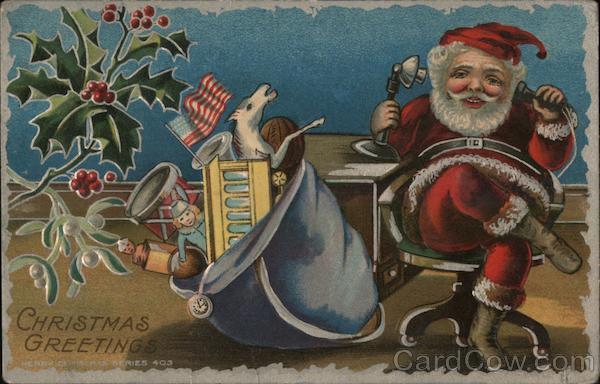 Christmas Greetings Santa Claus