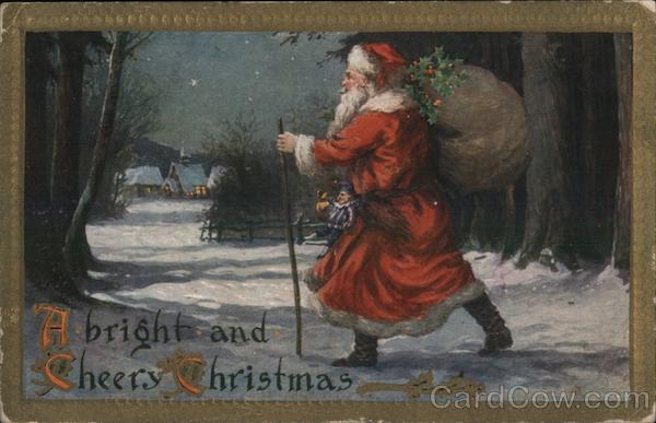 A Bright and Cheery Christmas Santa Claus