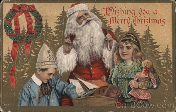 Wishing You A Merry Christmas Santa Claus