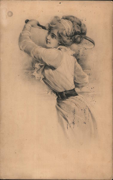 A Woman Playing Tennis