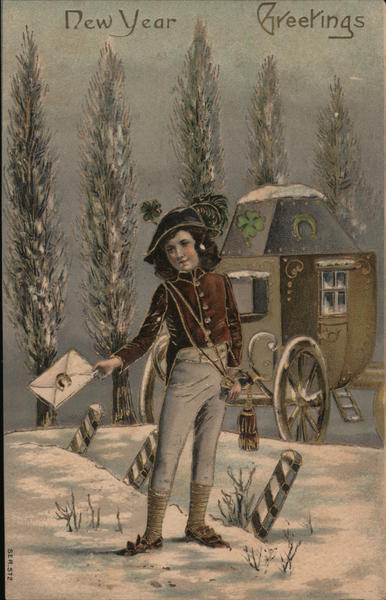 New year greetings Children