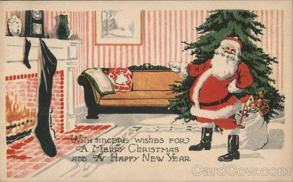 With Sincere Wishes for a Merry Christmas and a Happy New Year