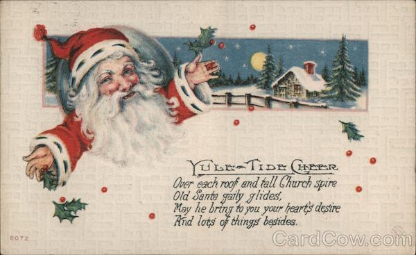 Yule Tide Cheer Santa Claus