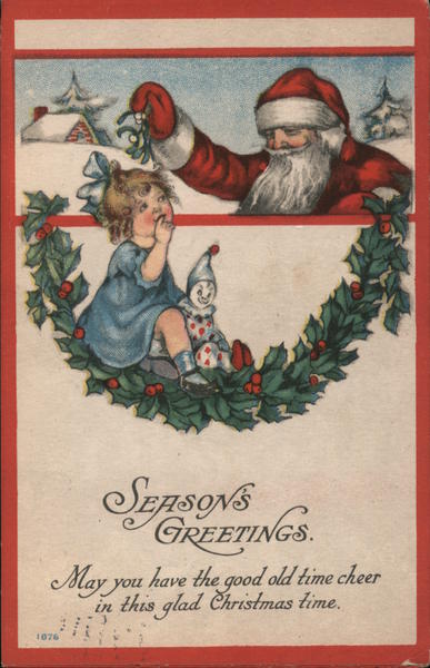 Season's Greetings Santa Claus
