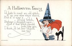 A Halloween Fancy Postcard