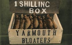 Yarmouth bloaters Postcard