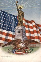 Statue of Liberty National Monument Postcard