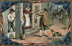 Call to Arms - American Revoultion Postcard