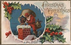 Christmas Greetings Postcard